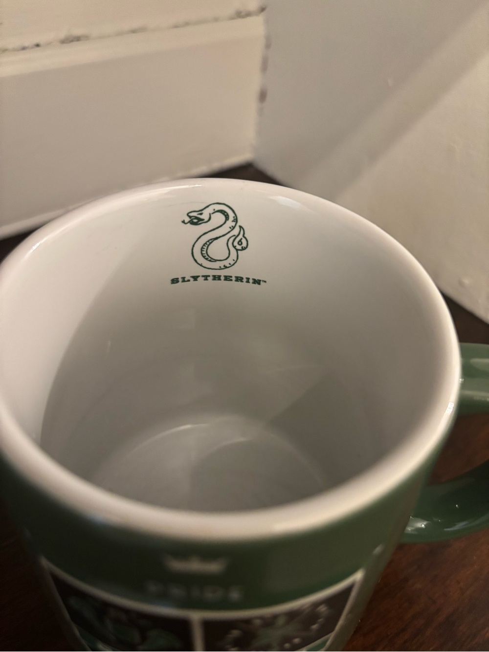 Universal Studios Wizarding World of Harry Potter Slytherin Crest Mug (Pride) - Picture 2 of 5